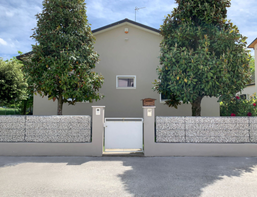 Rock Wall Fence at Private Villa in Cervia (RA)