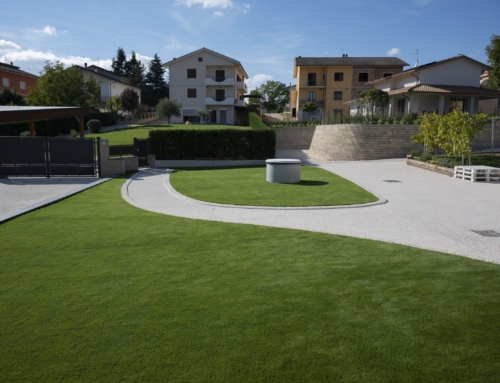 Turnkey realization of private villa entrance,  Pole di Acqualagna (PU)
